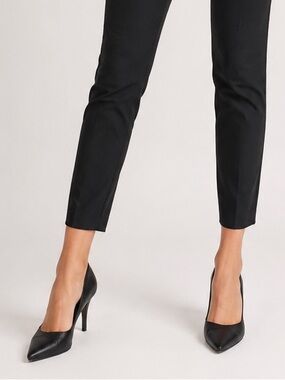Vince Camuto Black Pointed Toe Leather Pumps Size 9 1/2